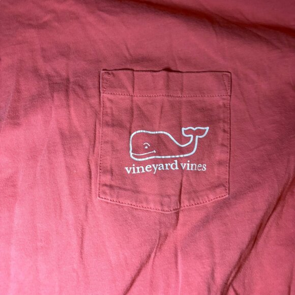 Vineyard Vines Medium Hooded Long Sleeve Pocket Tee - Picture 2 of 4